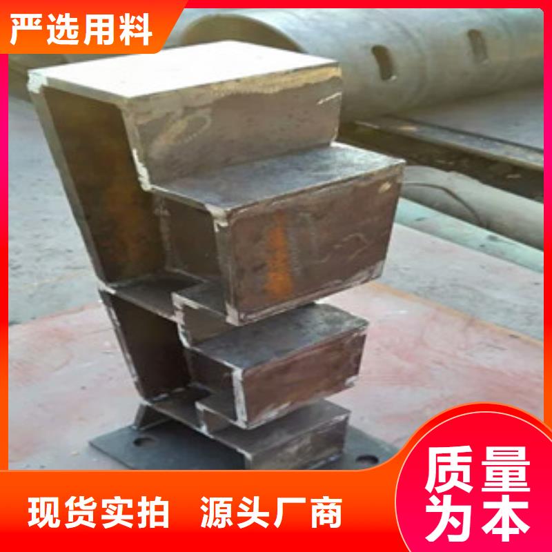 订购【立朋管】河道Q235钢板立柱生产厂家