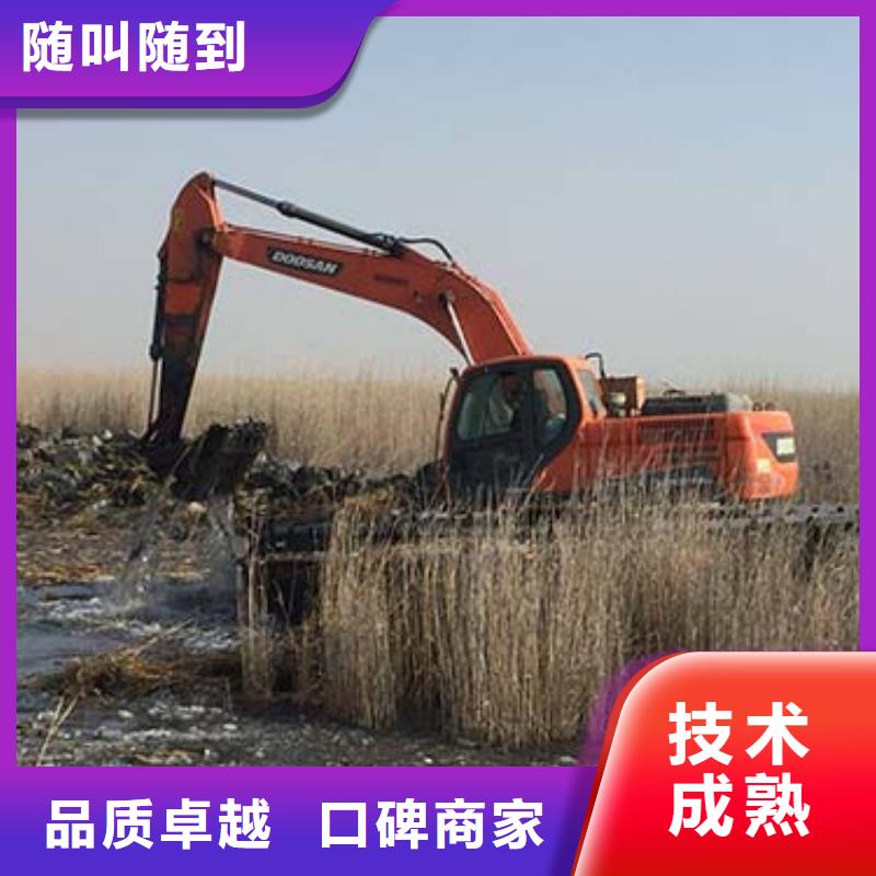 水上挖掘机出租梅州当地包月多少钱