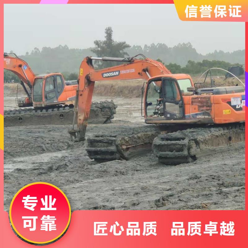 江苏泰州直销水陆挖机租赁  