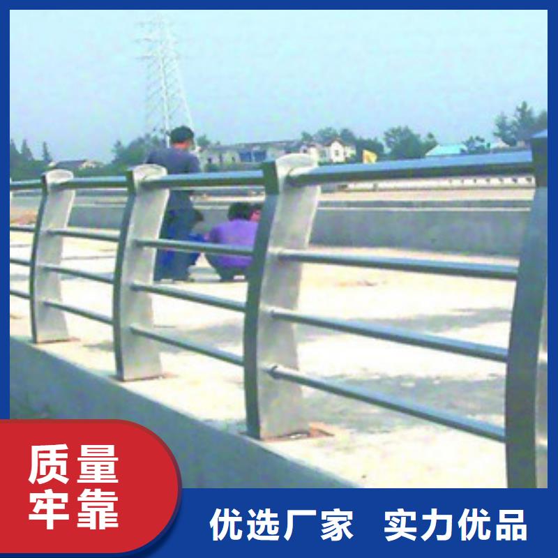 1米高桥梁护栏钢板立柱-桥梁护栏-亮洁护栏厂
