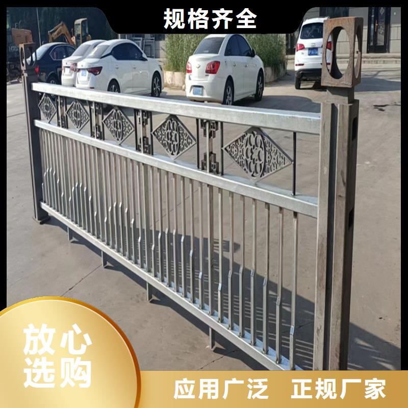 四川广安附近木纹转印桥梁栏杆钢性好造型新颖