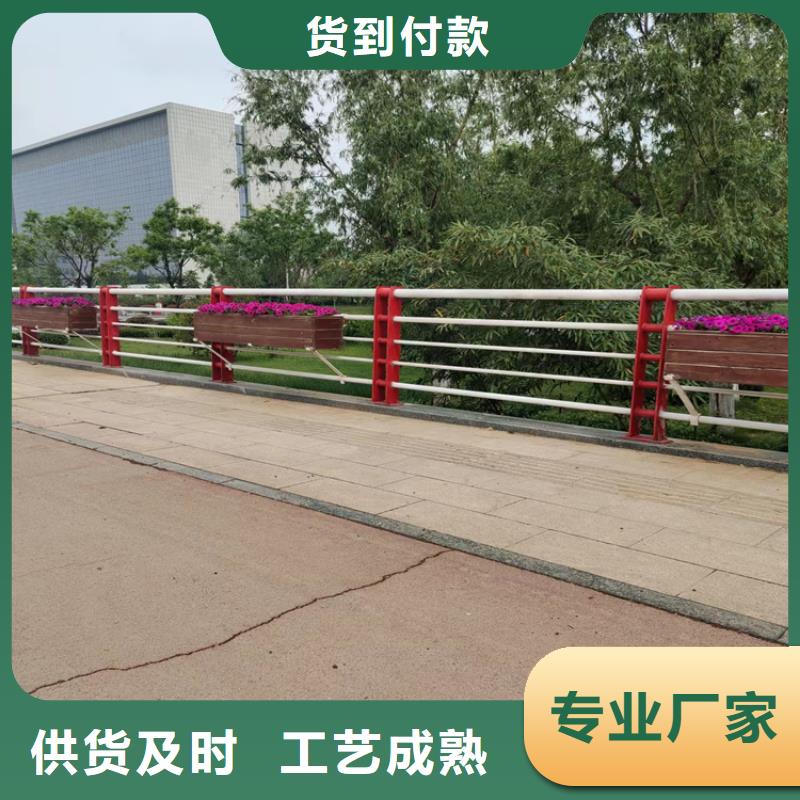 氟碳漆桥梁护栏立柱认准展鸿护栏