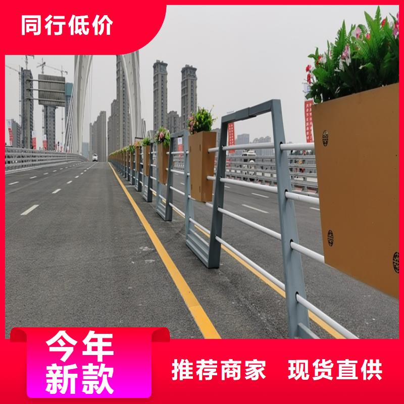 福建(福州)定制展鸿加厚方管桥梁防撞护栏造型美观