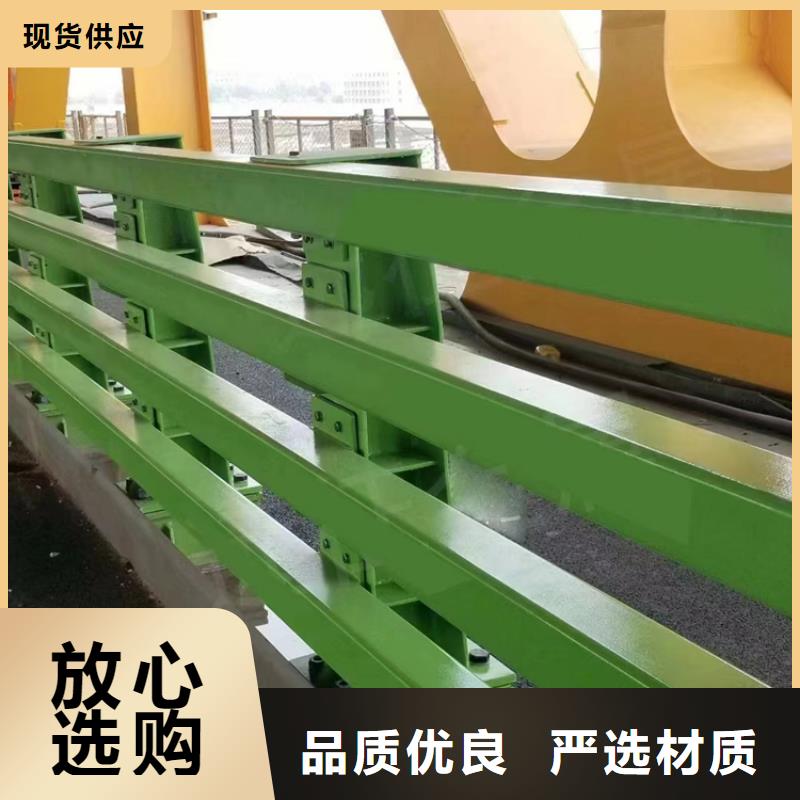 浙江台州生产加厚钢板桥梁防撞护栏线条流畅设计巧妙