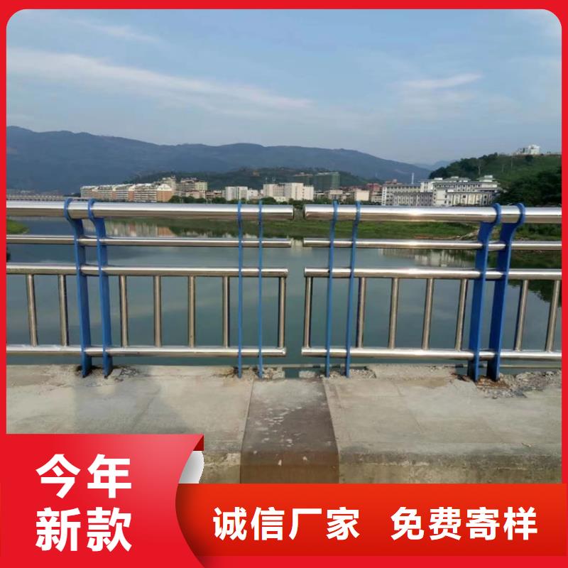 安徽六安本土碳素钢复合管桥梁栏杆现场安装