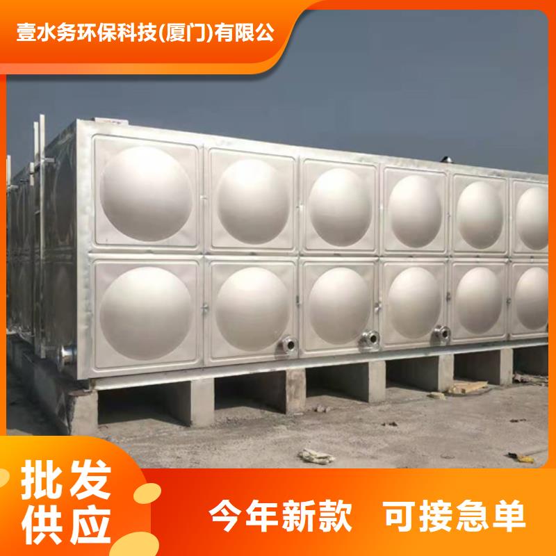 宁波通用圆柱不锈钢水箱壹水务品牌台州批发水箱自洁消毒器