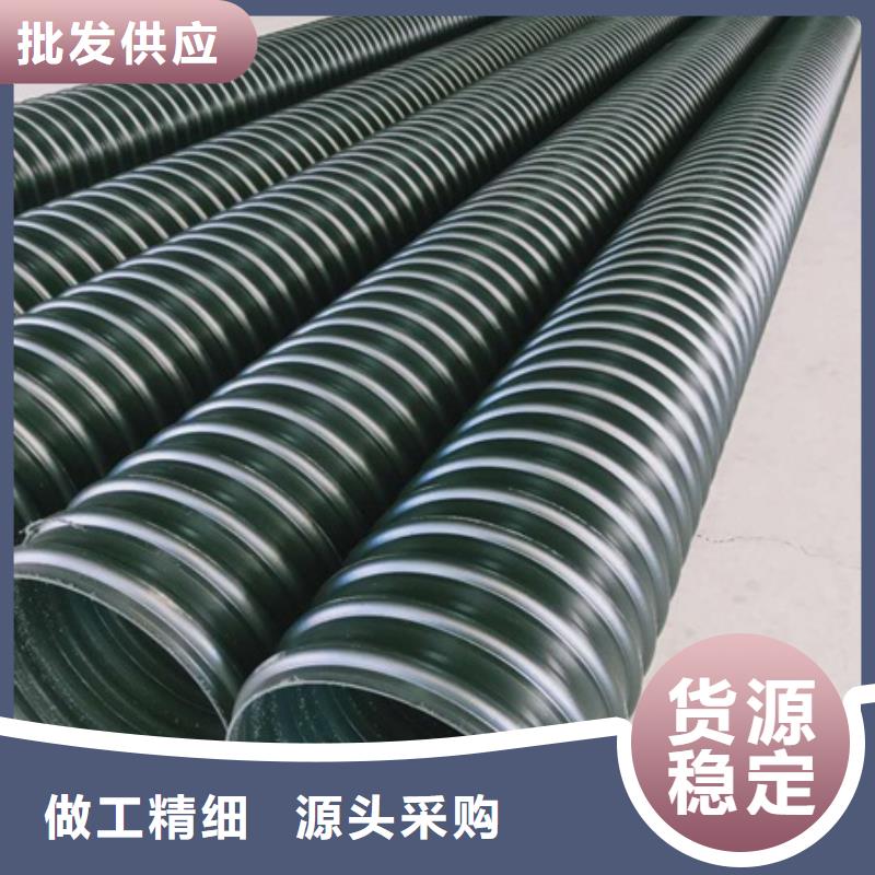 HDPE聚乙烯钢带增强缠绕管_格栅管全新升级品质保障